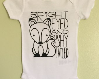 bright eyed and bushy tailed t shirt