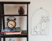 Items similar to Handcrafted Wire Art - Wire Fox Sculpture on Etsy