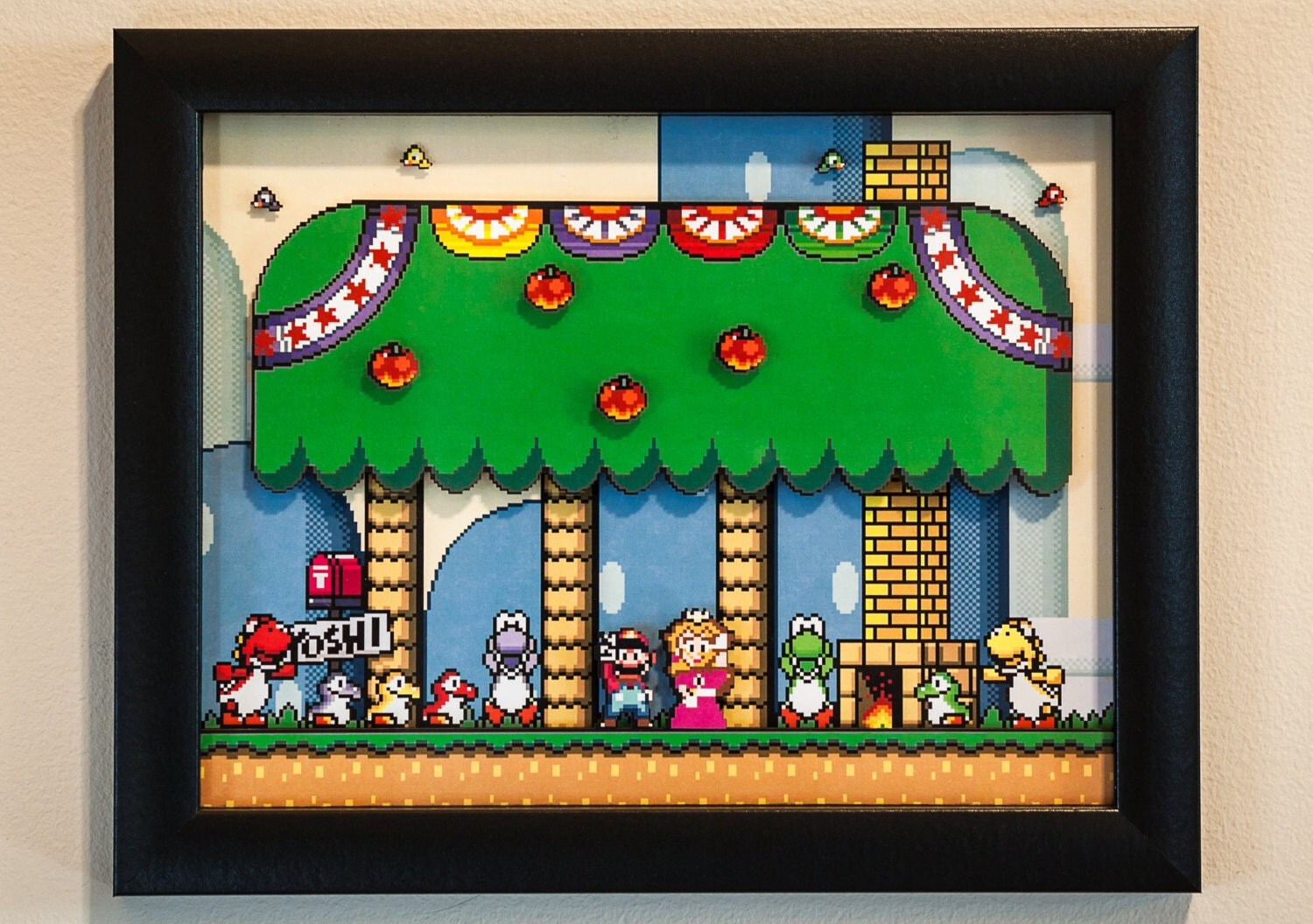 super mario yoshi house