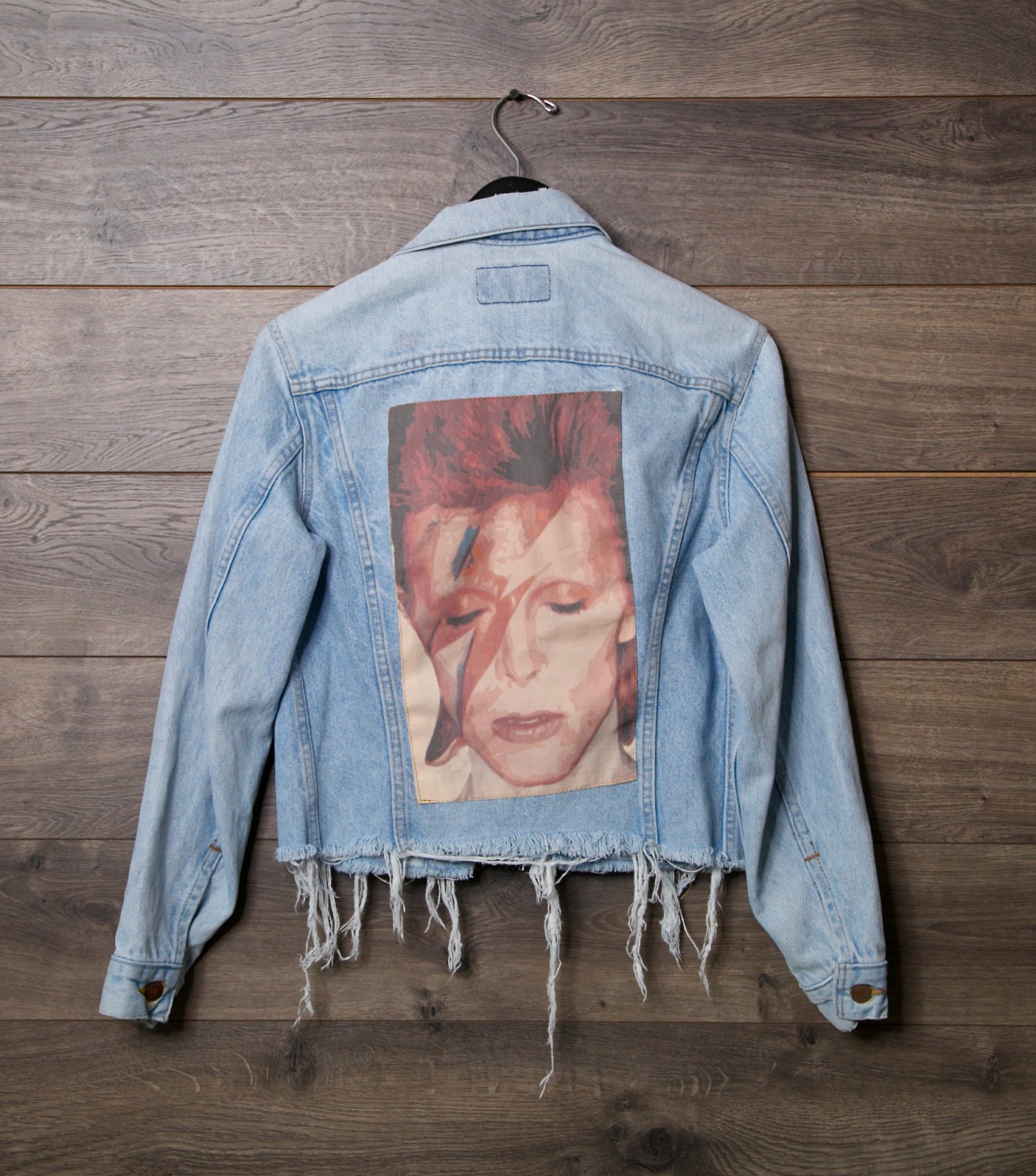 David Bowie denim jean jacket