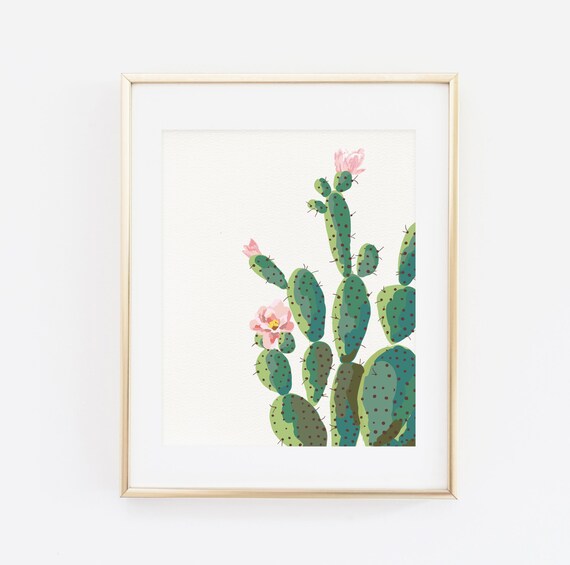 Cactus Art Print Nature art Print Printable Wall Art