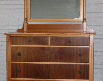 Antique Dresser with Mirror