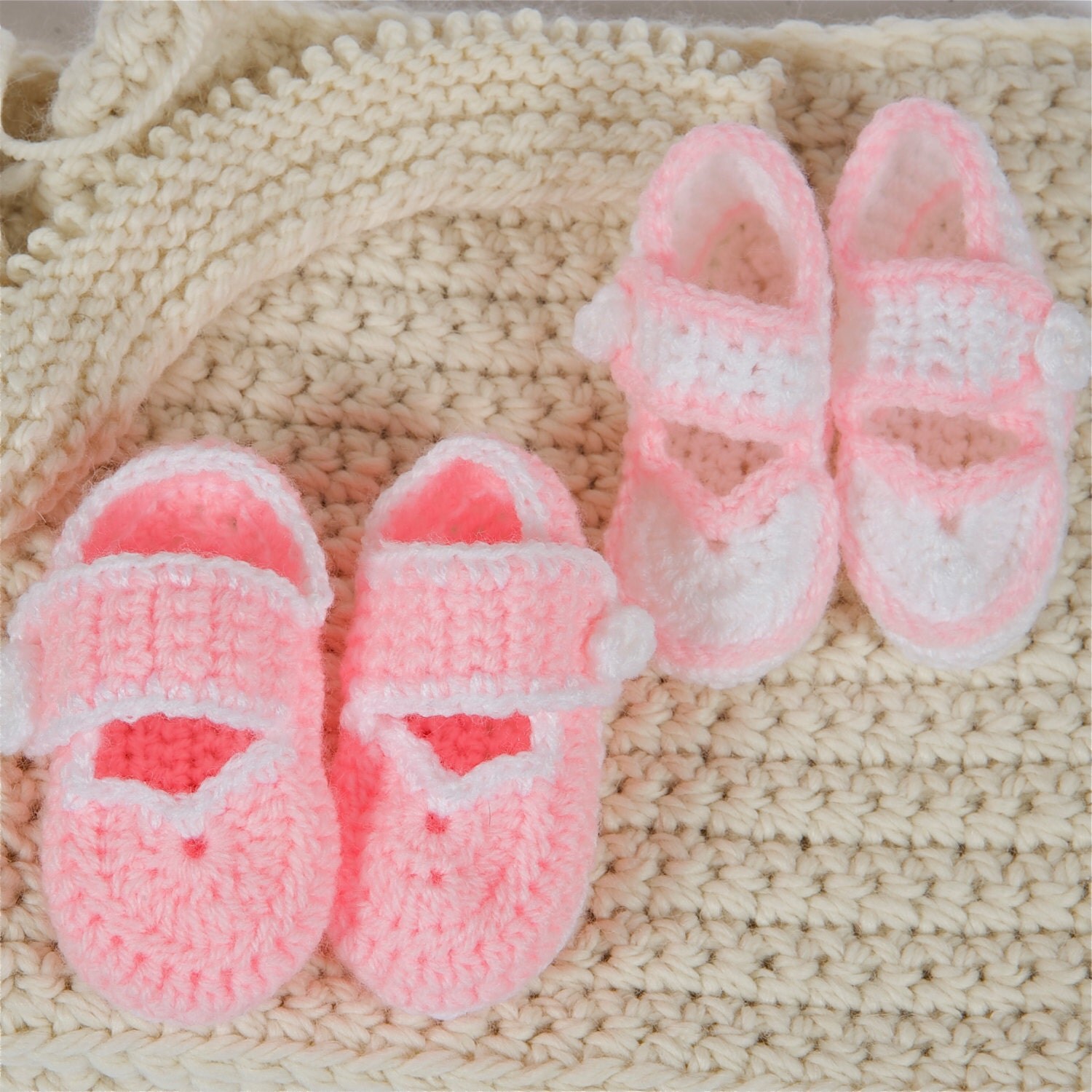 handmade baby booties