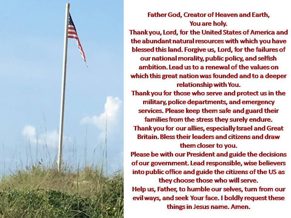 Prayer for the USA Patriotic Prayer Patriotic Blessings