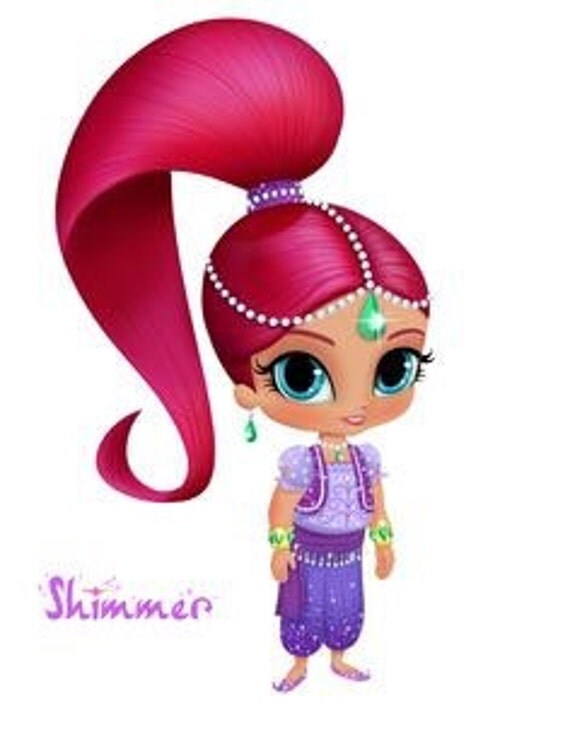 Shimmer and shine character Party Props by CharacterConceptions