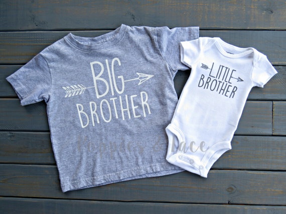 Big Brother Little Brother Shirt Set Brother Shirts Sibling