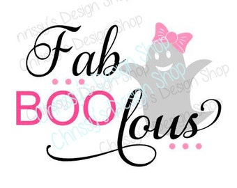 Halloween svg cut file / ghost svg / Fabboolous ghost svg / kids halloween svg / ghost clipart / halloween clip art / vinyl crafting