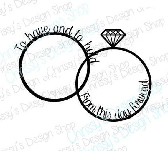 Download Wedding ring svg silhouette file / wedding svg / ring svg