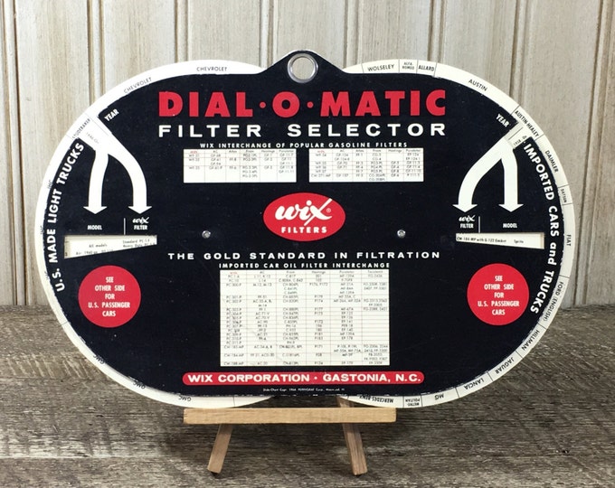 Wix Double Sided Dial-O-Matic Filter Selector