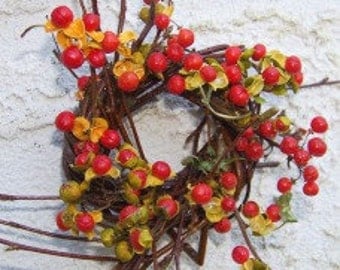Birch/Bittersweet wreath