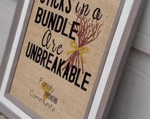 Sticks in a bundle are unbreakable. – kenyan proverb image