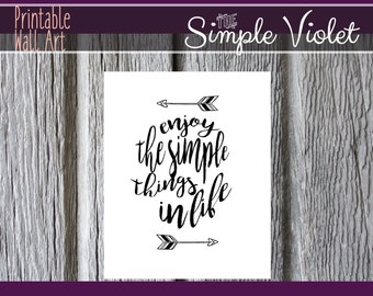 Printable Inspirational Wall Art 8x10 Instant by TheSimpleViolet