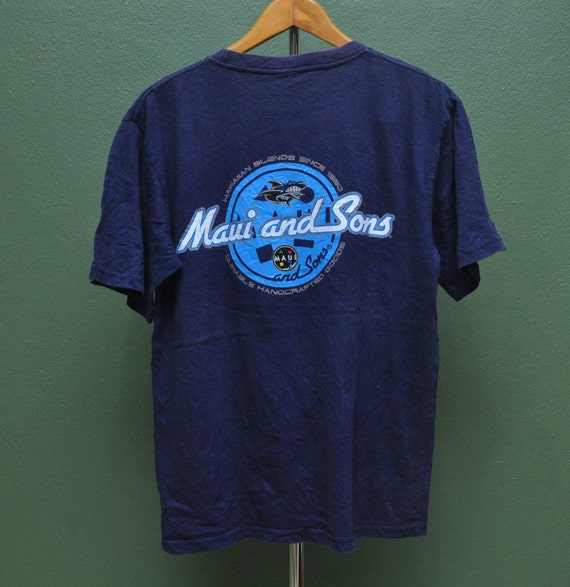 SALE Vintage Maui And Sons Shirt Hawaii Zorlac by gatemarkknow
