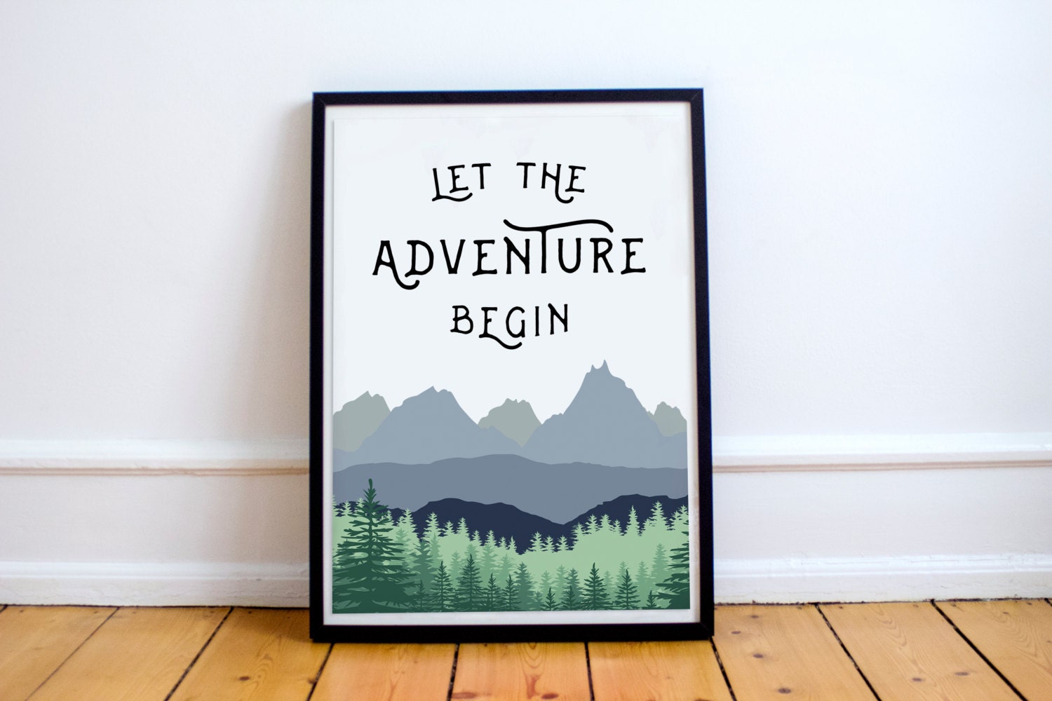 Download Free SVG Cut File - Let the adventure begin vintage map wall art w...