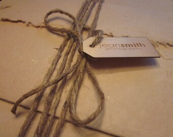 Wooden Logo Tags - set of 25