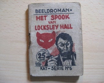 Vintage cartoon novel comic book Cat series no 6: The ghost of Locksley Hall ... 1948