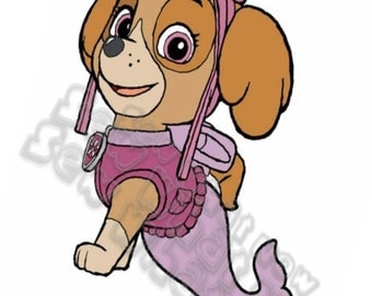paw patrol skye merpup