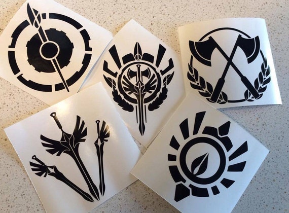 RWBY Kingdom Decals/Sticker by AzulasStudio on Etsy