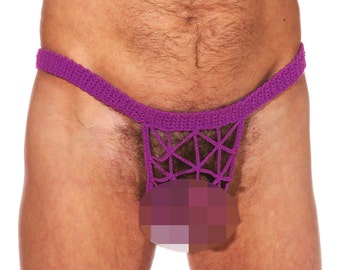 Sexy panties Erotic underwear Crochet sexy men G string Super
