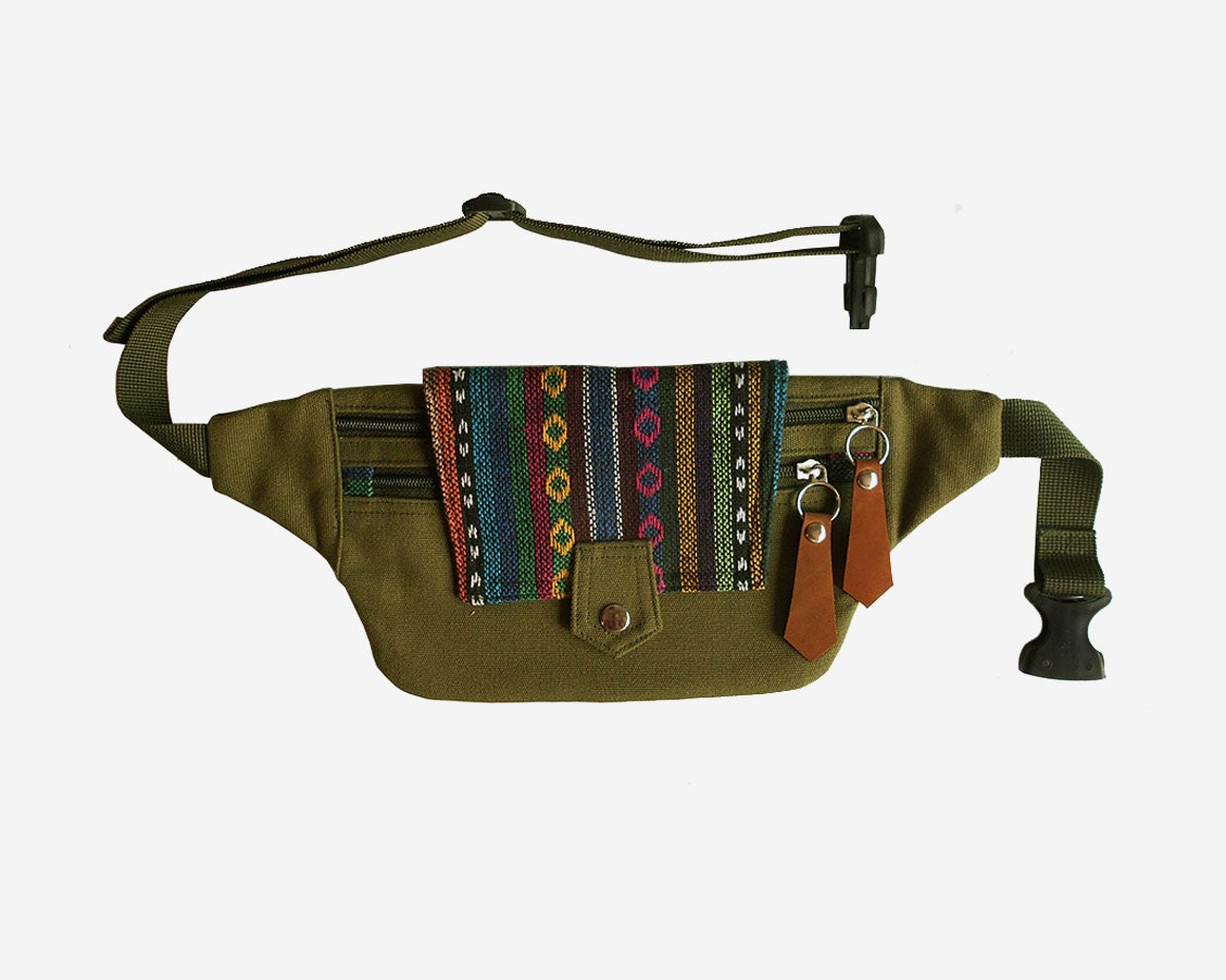 Bum bag olive green/fanny pack/Belt bag/waist bag/crossbody