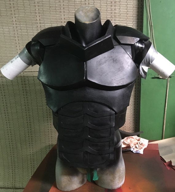 Black chest cosplay armour