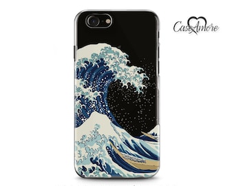 iPhone 7 case, Clear iPhone 7 Plus case, iPhone 6 case, iPhone 6s case, iPhone 6 Clear case, Galaxy S8 case, Samsung Galaxy, Kanagawa Wave