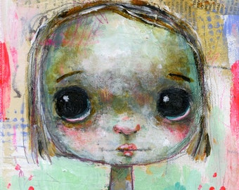 Primitive Portraits 3 online class - by Mindy Lacefield