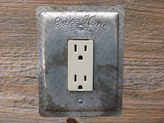 Antique Kitchen Light Switch Cover GFCI Outlet by tincansally Antique Kitchen Light Switch Cover GFCI Outlet by tincansally