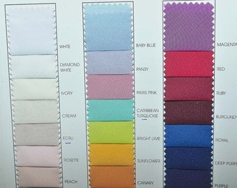 fabric lining chart stretch polyester garments crafts costumes decor
