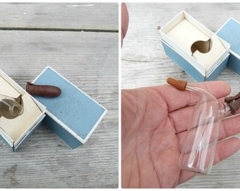 Vintage Antique French 1900/1920 pharmacy medicine box Baby nose cleaner /new coming from an old stock