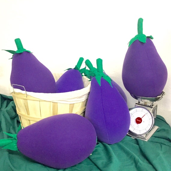 giant eggplant pillow