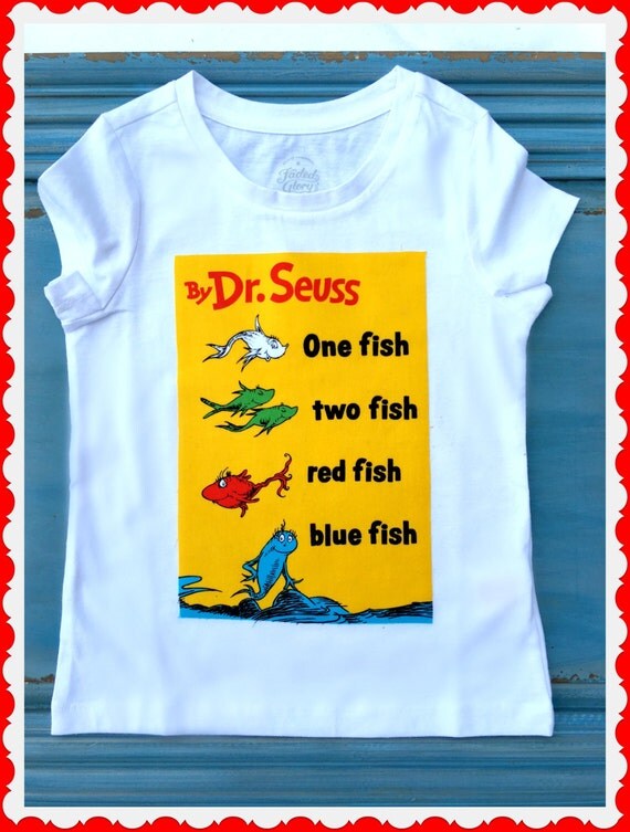 dr seuss one fish shirt