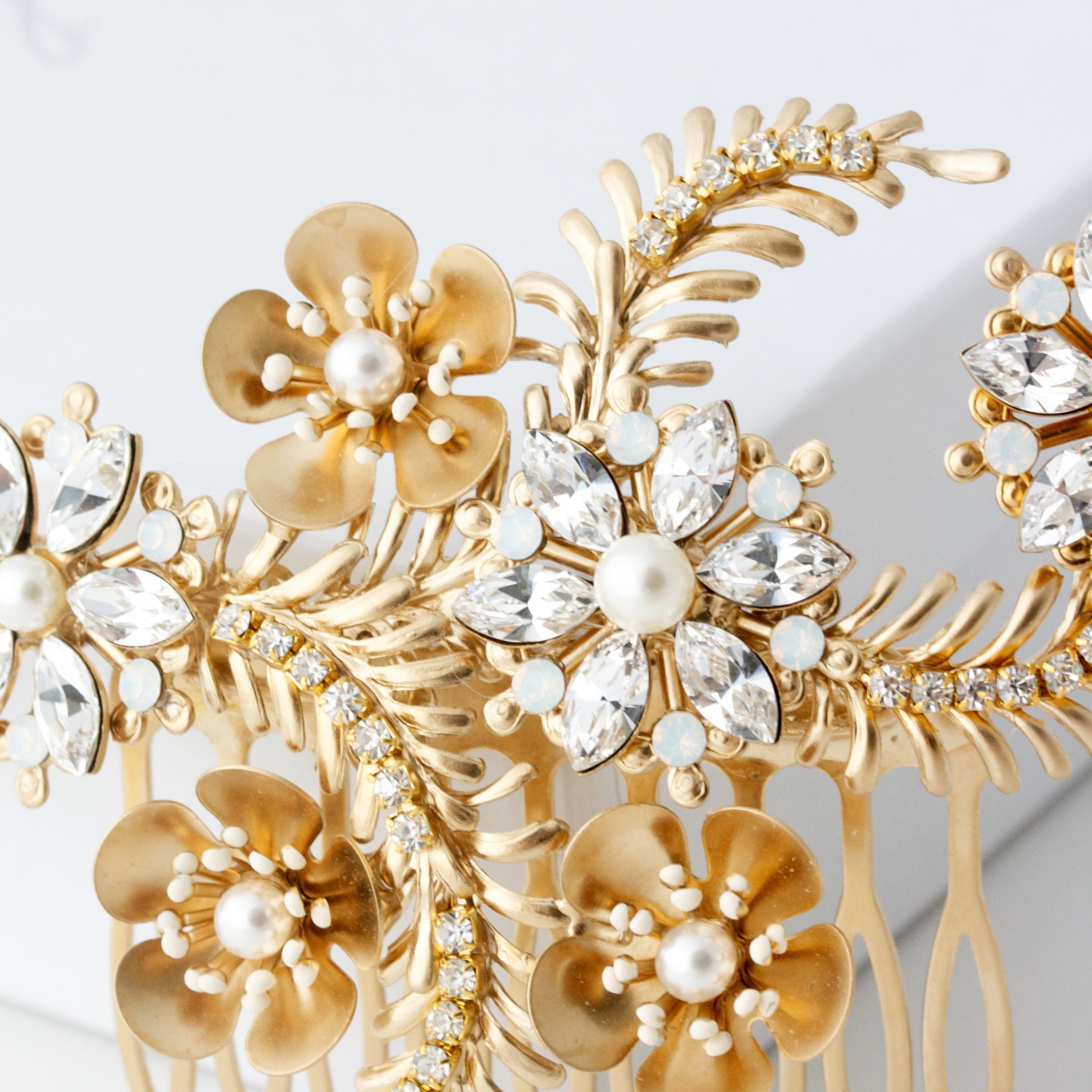 Wedding Bridal Hair Accessories Jewelry Custom by LuluSplendor