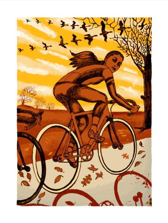 cycling artwork