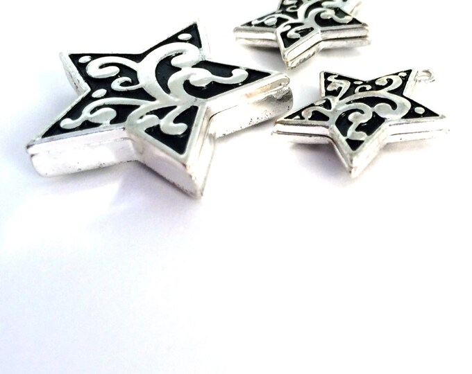 Set of Detailed Celestial Star Charms and Pendant Decorative