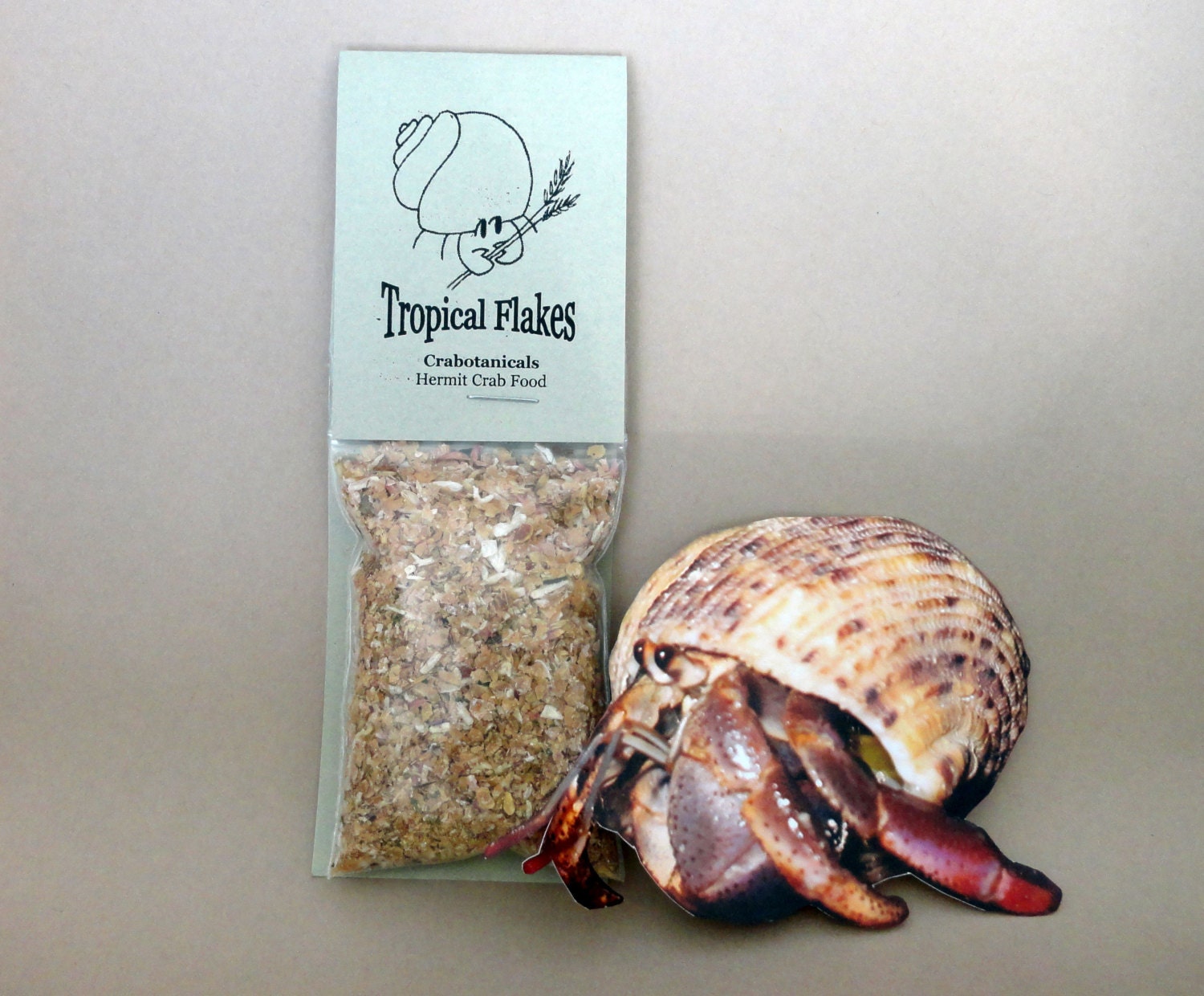 Hermit Crab Food Tropical Flakes All Natural