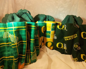 U of O Bingo Bag-University of Oregon Tote-Multi Pocket Tote-Wheelchair Tote- Stroller Tote-Spa Tote-Makeup Tote