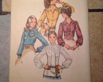 Simplicity 9718 Size 18 Misses' Set of Blouses Pattern UNCUT