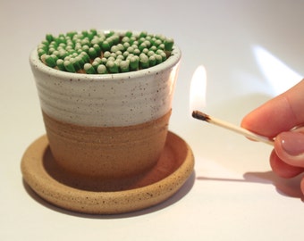 Ceramic Match Striker Fireplace accessories candle lighter In Stock Ready to Ship
