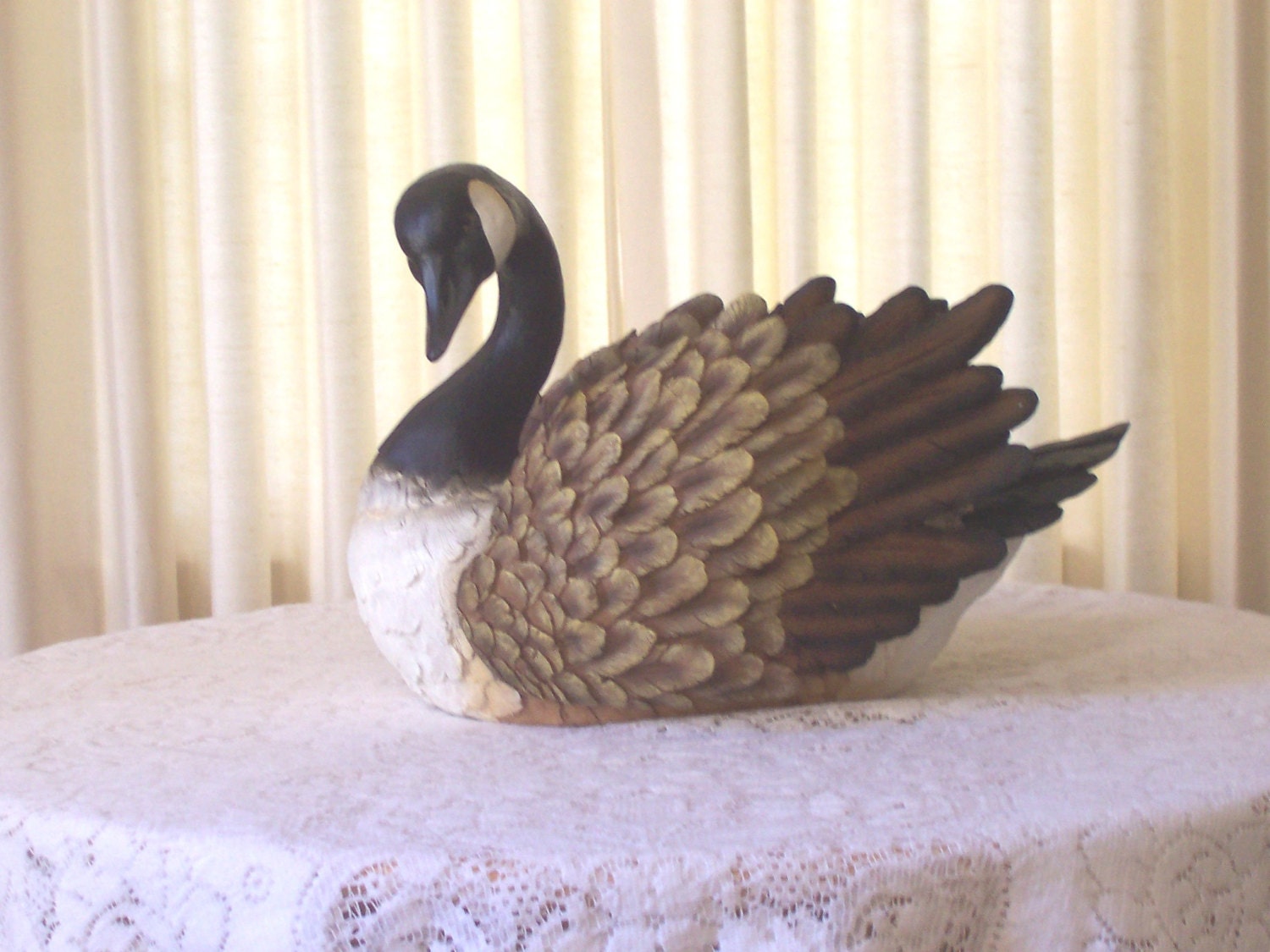 resin lawn goose