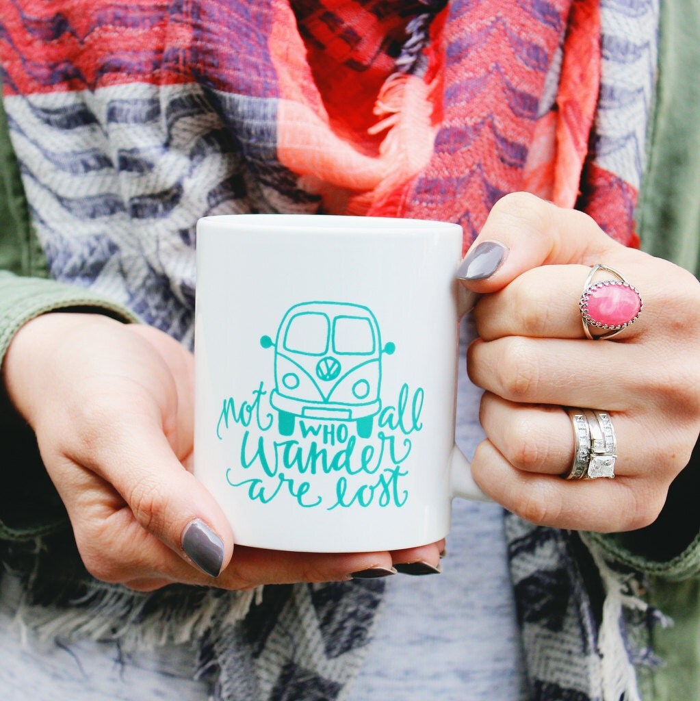 Inspirational Mug/ Volkswagen Bus/ VW Bus/ Quote Mug/