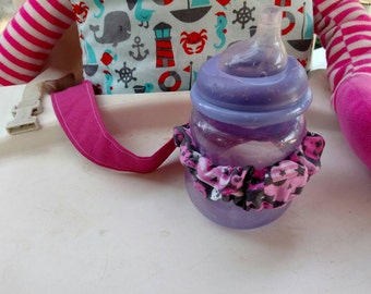 Sippy Cup Leash, Sippy Cup Holder, Toy holder, baby leash, cup holder,