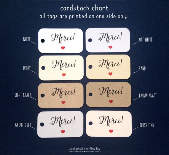 50 custom flag tags with your words or logo by CustomStickerAndTag