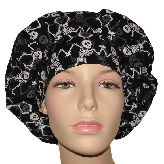 Scrub Hats Halloween Dancing Skeletons