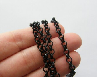 3m Chain black tone 4.8mm thick