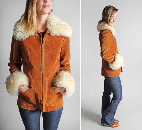 womens fur trim coat