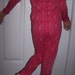 Footie Pajamas Long Sleeve Size 7 Cotton Knit 2 Piece