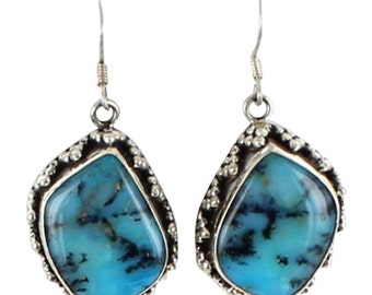 Peruvian Opal Sterling Earrings #3