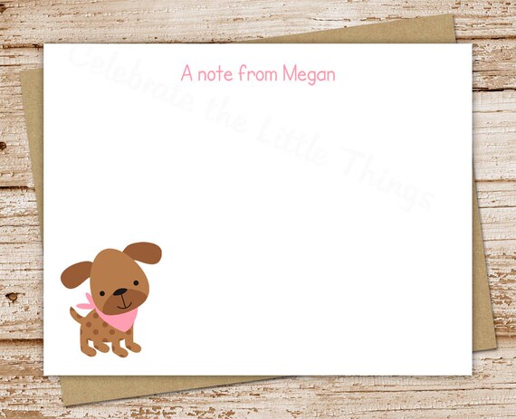 printable-girls-personalized-note-cards-puppy-dog-flat-notecards