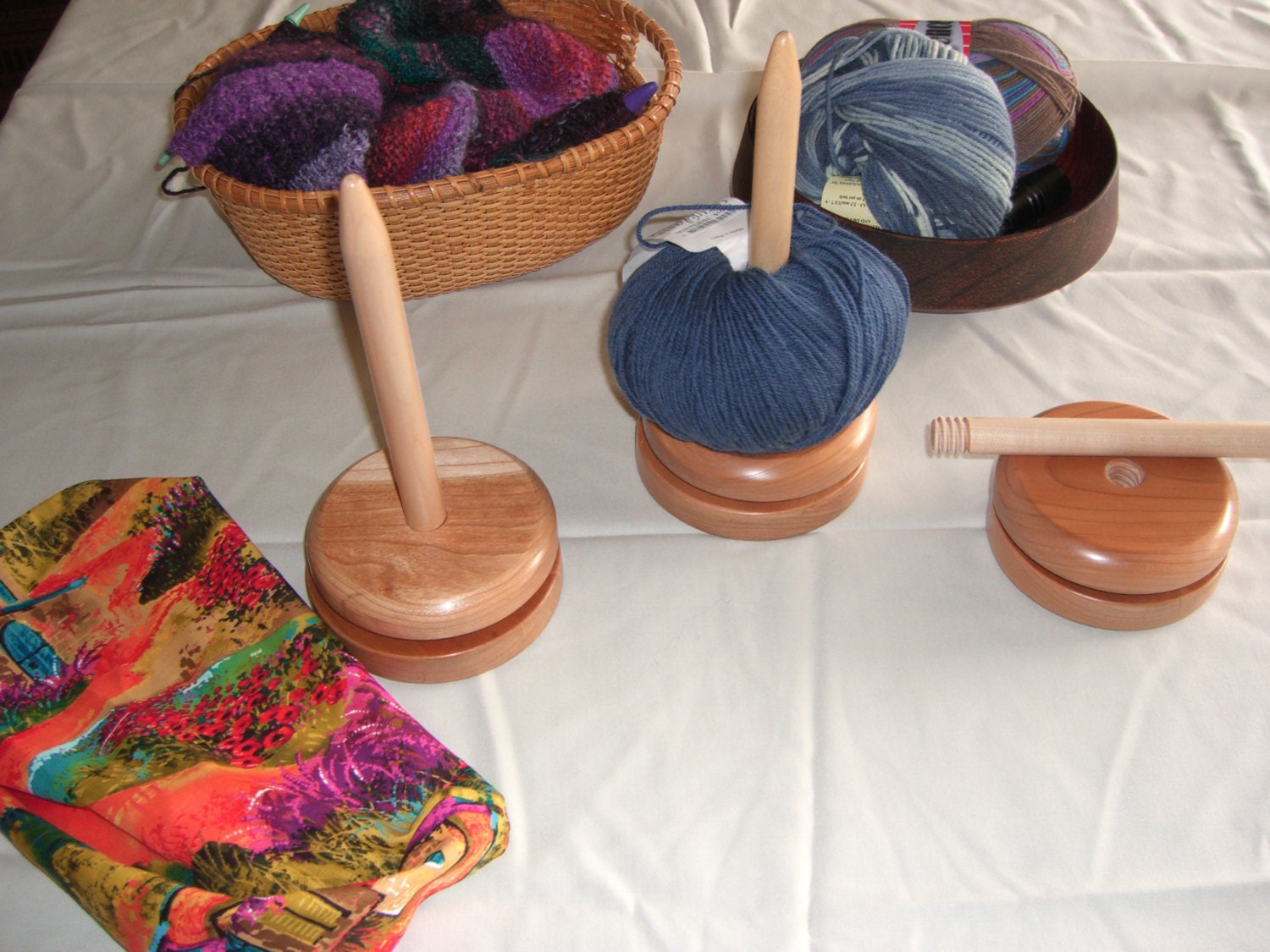 Yarn Ball Holder Yarn Buddy W/Bag SPRING SALE PRICE Huggy